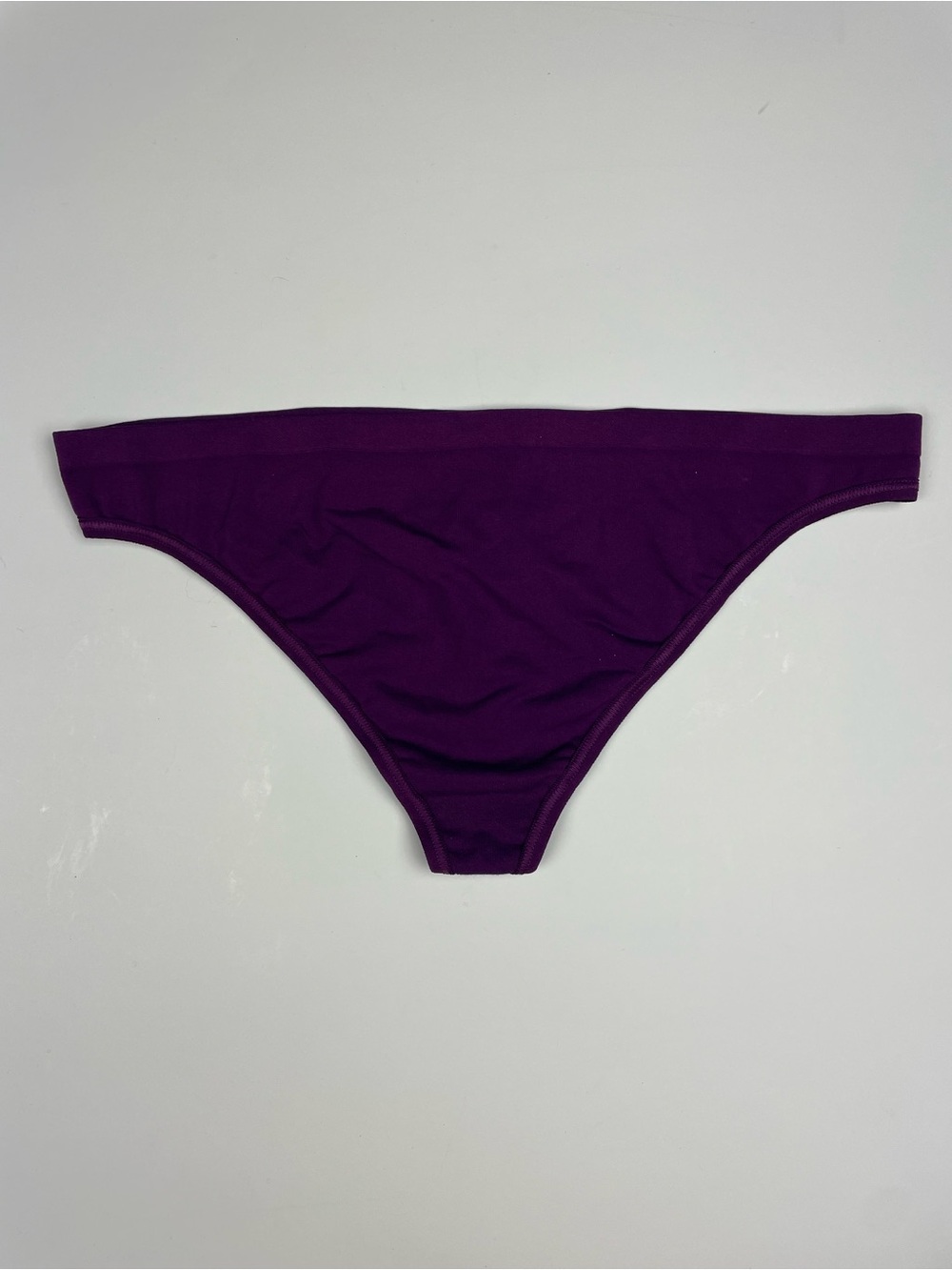 NWT 2009 Victoria's Secret Purple Low Rise Nylon & Spandex Thong